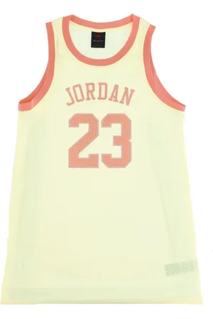 Jordan Kjole, Dame, Gul, M, Uld, Mesh Crew Neck Ærmeløs Kjole
