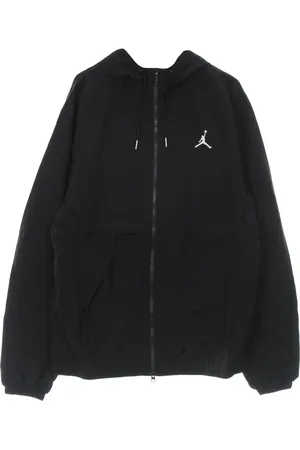 Jordan Jakke, Herre, Sort, XL, Uld, Sporty Windbreaker Statement Jakke
