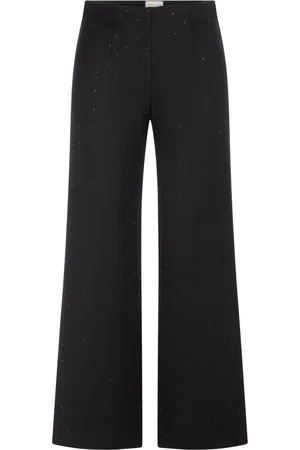 SEDUCTIVE Bukser, Dame, Sort, 3XL, Kimberly Bi-elastisk Stenpyntede Bukser