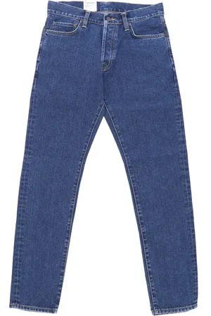 Carhartt Jeans, Herre, Blå, W28 L32, Denim, Slim Fit Denim Jeans