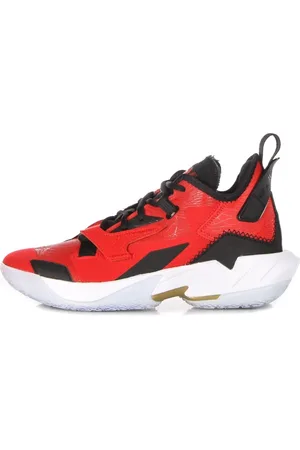 Jordan Sko, Herre, Rød, 41 EU, Uld, Zero.4 Basketball Sneakers