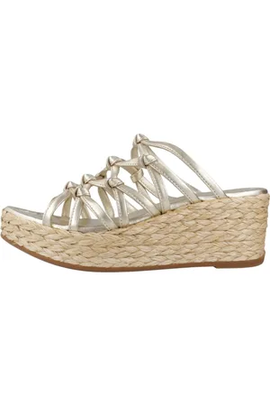 Unisa Sko, Dame, Gul, 37 EU, Platform Wedges Sandaler