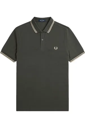 Fred Perry Top, Herre, Blå, L, Bomuld, Slim Fit Twin Tipped Polo