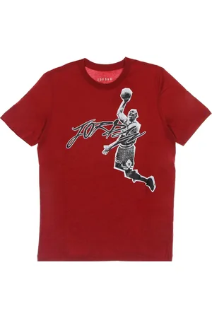 Jordan Top, Herre, Rød, M, Bomuld, Crew Gym Rød/Sort T-shirt