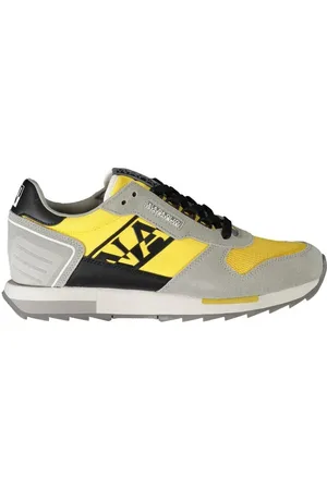 Napapijri Sko, Herre, Flerfarvet, 41 EU, Polyester, Grå Polyester Sneaker med Kontrastdetaljer
