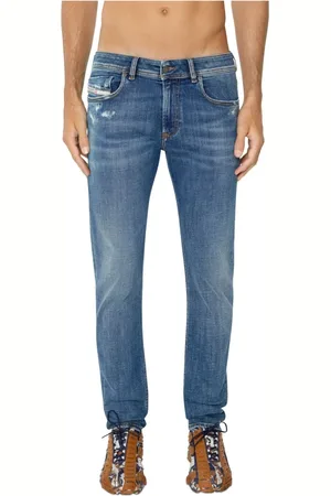 Diesel Jeans, Herre, Blå, W36 L32, Bomuld, Slim Fit Blå Jeans