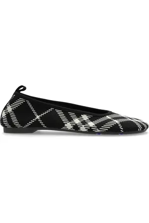 Burberry Sko, Dame, Sort, 35 EU, Læder, Ballet Flats Knit