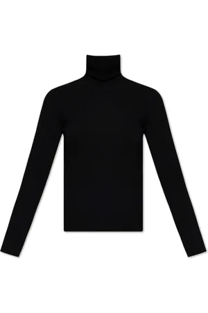Dolce & Gabbana Strik, Dame, Sort, S, Kashmir Turtleneck