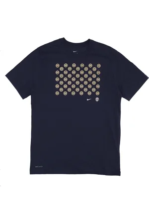 Nike Top, Herre, Blå, XL, Bomuld, 2024 Basketball Tee Team USA
