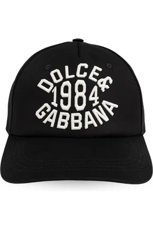 Dolce & Gabbana Tilbehør, Herre, Sort, 58 CM, Bomuld, Baseball cap