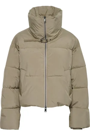 Gestuz Jakke, Dame, Grøn, XS, Uld, Kort Pufferjakke Mermaid