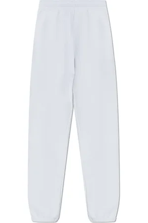 Dolce & Gabbana Bukser, Dame, Hvid, 3XS, Bomuld, Sweatpants med logo