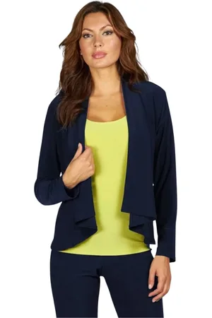 Frank Lyman Strik, Dame, Blå, S, Uld, Draperet Navy Cardigan
