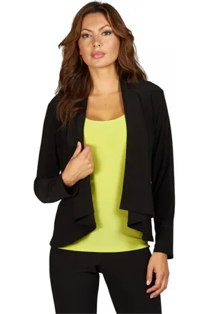 Frank Lyman Strik, Dame, Sort, L, Polyester, Draperet Sort Cardigan