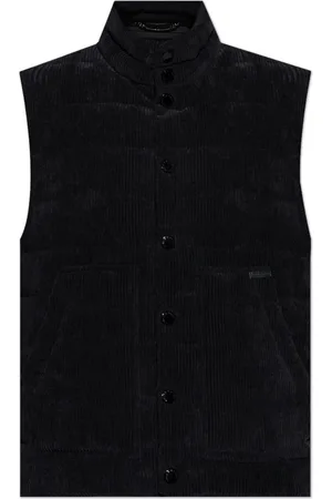 Dolce & Gabbana Jakke, Herre, Sort, L, Uld, Ribbet vest