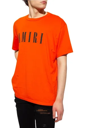 AMIRI Top, Herre, , XL, Bomuld, Logo Print T-Shirt - Rund Hals