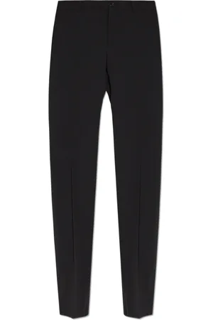 Dolce & Gabbana Bukser, Herre, Sort, S, Uld, Uldbukser