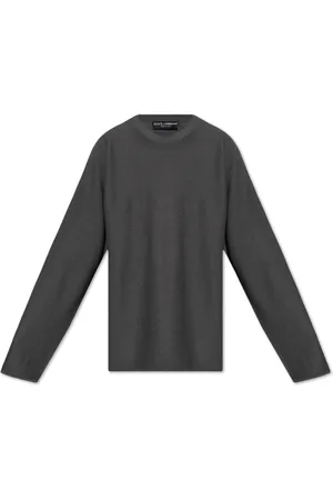 Dolce & Gabbana Strik, Herre, Grå, M, Uld, Uldtrøje