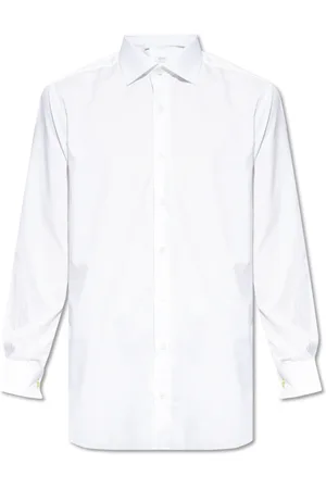 BRIONI Skjorte, Herre, Hvid, M, Bomuld, Skjorte af bomuld