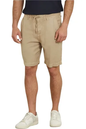 Guess Shorts, Herre, , W32, Lyocell Straight Shorts - Patched