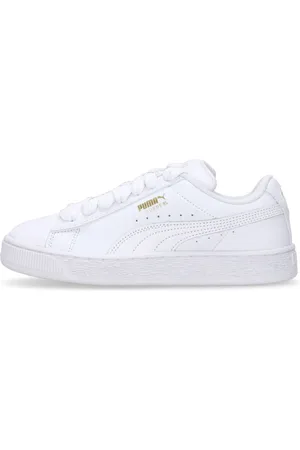 PUMA Sko, Herre, Hvid, 38 EU, Suede, Suede Low Sko Hvid Damp Grå