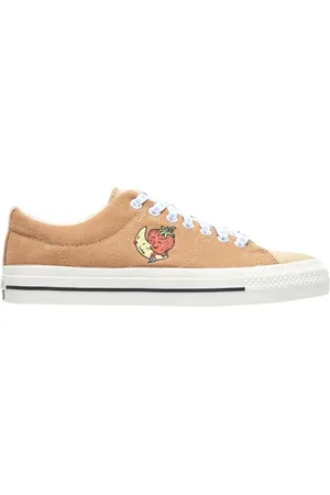 Converse Sko, Herre, Brun, 40 EU, Bomuld, Stjerne Canvas Sneakers med Logo Prints