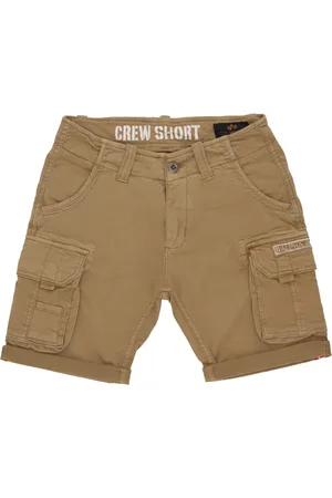 Alpha Industries Shorts, Herre, , W28, Bomuld, Cargo Shorts med opsmøgede bund