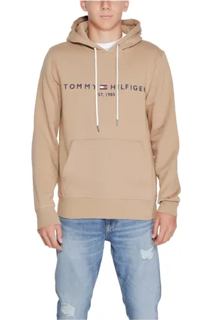 Tommy Hilfiger Sweathshirts & Hoodies, Herre, , M, Bomuld, Printet Hættetrøje Efterår/Vinter
