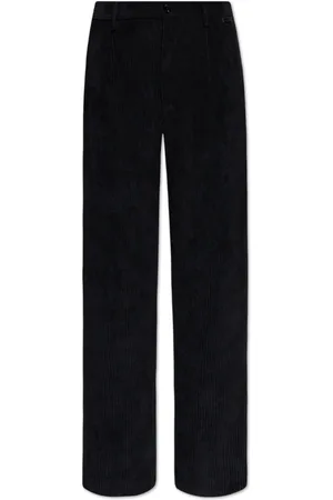 Dolce & Gabbana Bukser, Herre, Sort, XL, Corduroybukser