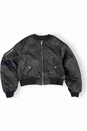Raiine Jakke, Dame, Sort, S, Polyester, Skinnende Teddy Bomberjakke