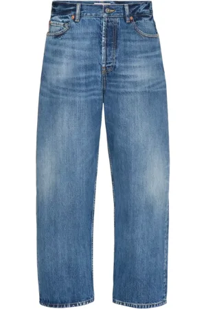 VALENTINO GARAVANI Jeans, Herre, Blå, W33, Bomuld, Blå Chino Fit Jeans VLogo