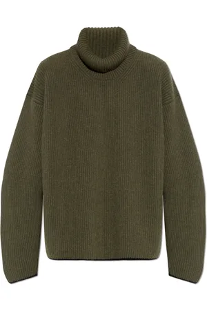 Dolce & Gabbana Strik, Herre, Grøn, S, Uld, Uld turtleneck