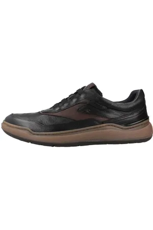 Fluchos Sko, Herre, Sort, 44 EU, Snøresneakers