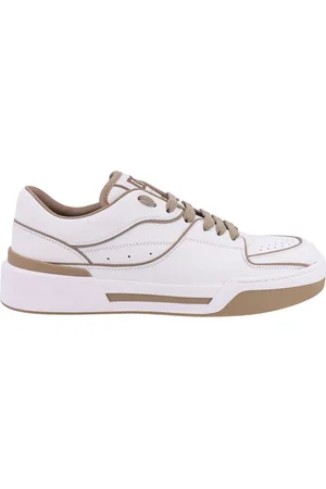 Dolce & Gabbana Sko, Herre, Hvid, 40 EU, Læder, Kontrastlæder Sneakers