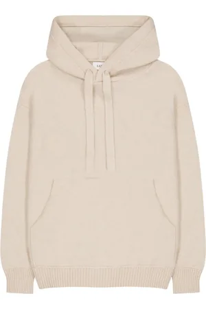 LANEUS Sweathshirts & Hoodies, Herre, , 2XL, Cashmere, Behagelig hættetrøje i cashmere silke