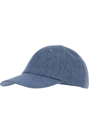 Armarium Tilbehør, Dame, Blå, ONE SIZE, Denim, Denim Baseball Hat med Tilpasset Spænde