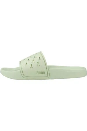 PUMA Sko, Herre, Grøn, 43 EU, Cut Out Sliders