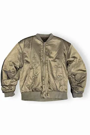 Raiine Jakke, Dame, Grøn, XS/S, Uld, Oversize Teddy Bomber Jakke