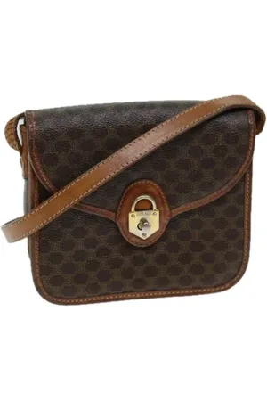 Céline Pre-owned, Dame, Brun, ONE SIZE, Uld, Pre-owned Canvas rygsaekke