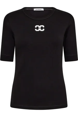 Co`Couture Top, Dame, Sort, XS, Grannycc Logo Tee Top