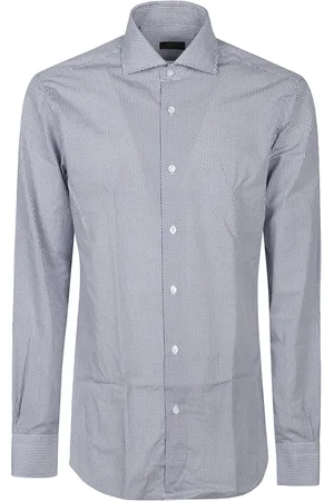 BARBA Skjorte, Herre, Blå, 3XL, Bomuld, Klassisk Hals Skjorte