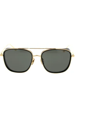 Linda Farrow Tilbehør, unisex, Gul, ONE SIZE, Uld, Stilfulde Solbriller