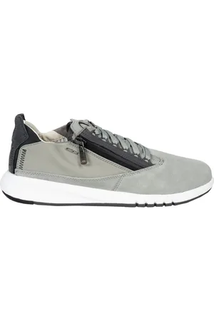 Geox Sko, Herre, Grå, 41 EU, Læder, Elegante Snøresko