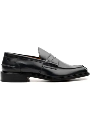 TRICKERS Sko, Herre, Blå, 40 EU, Læder, Blå Læder Mokkasiner James Model