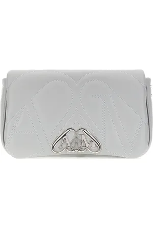 Alexander McQueen Taske, Dame, Grå, ONE SIZE, Uld, Crossbody Tasker