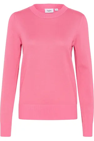 Saint Tropez Strik, Dame, Lyserød, XL, Uld, Milasz Pullover Strik Chateau Rose