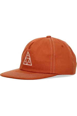 Huf Tilbehør, Herre, Brun, ONE SIZE, Bomuld, Flad Skyggehue Triple Triangle Snapback