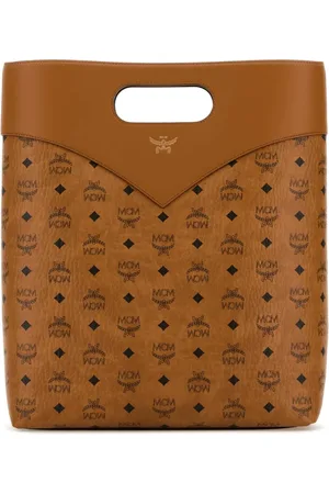 MCM Taske, Herre, Brun, ONE SIZE, Canvas Shopping Bag