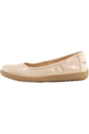 Nature Sko, Dame, , 39 EU, Læder, Creme Læder Ballerina Sko
