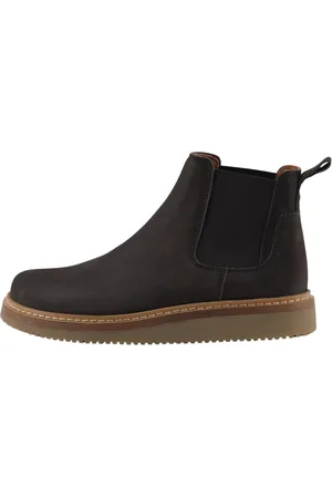 Nature Sko, Dame, Brun, 37 EU, Læder, Nubuck Bison Støvle Gry Stil